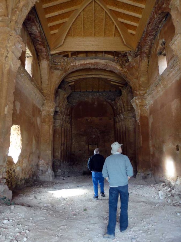 Interior de la ermita de Pancrudo